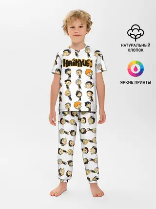 Детская пижама с брюками / Команда школы Карасуно | Haikyuu!!
