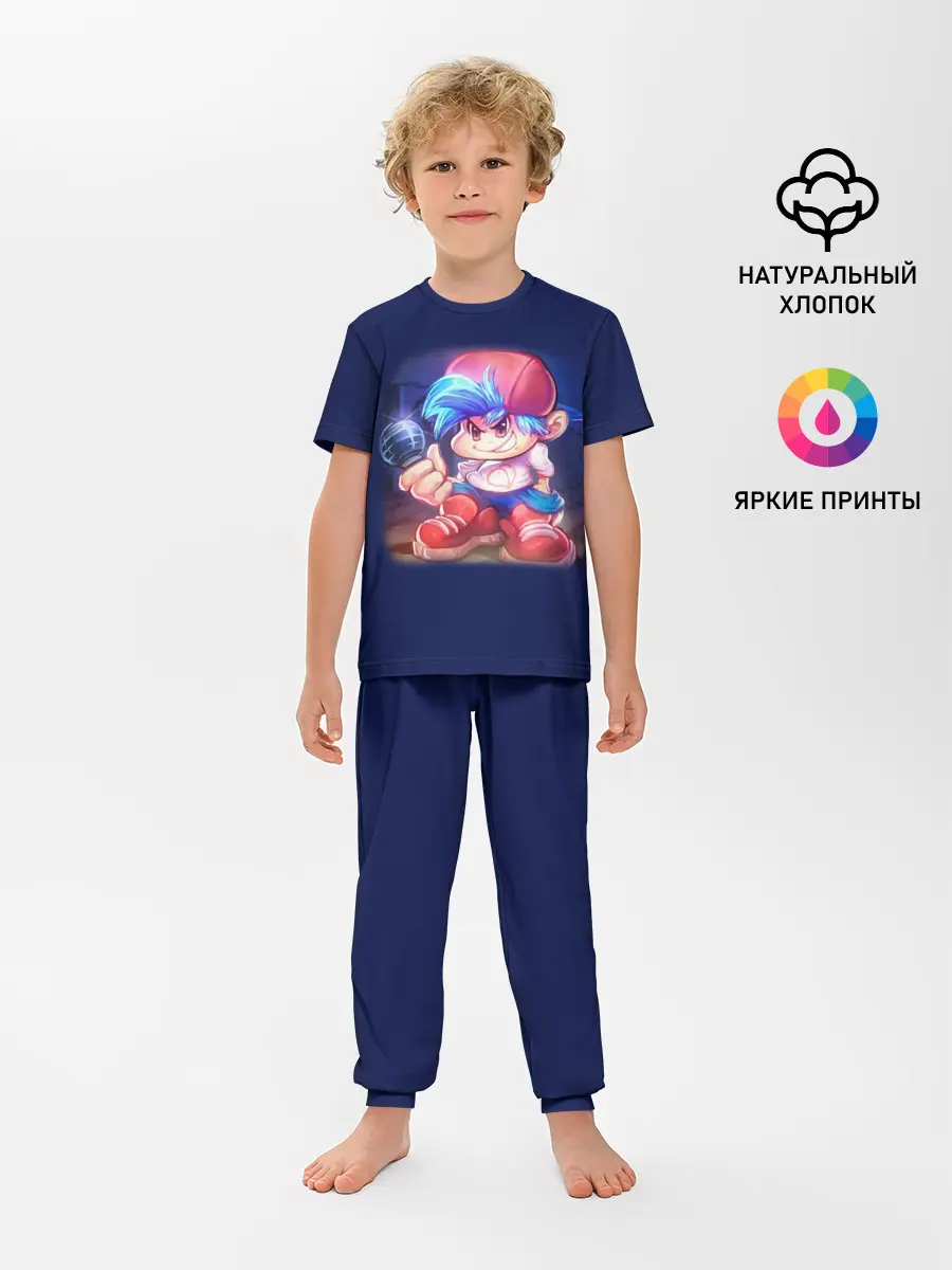 Детская пижама с брюками / Friday Night Funkin Бойфренд