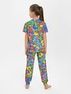 Детская пижама с брюками / Разноцветные бабочки