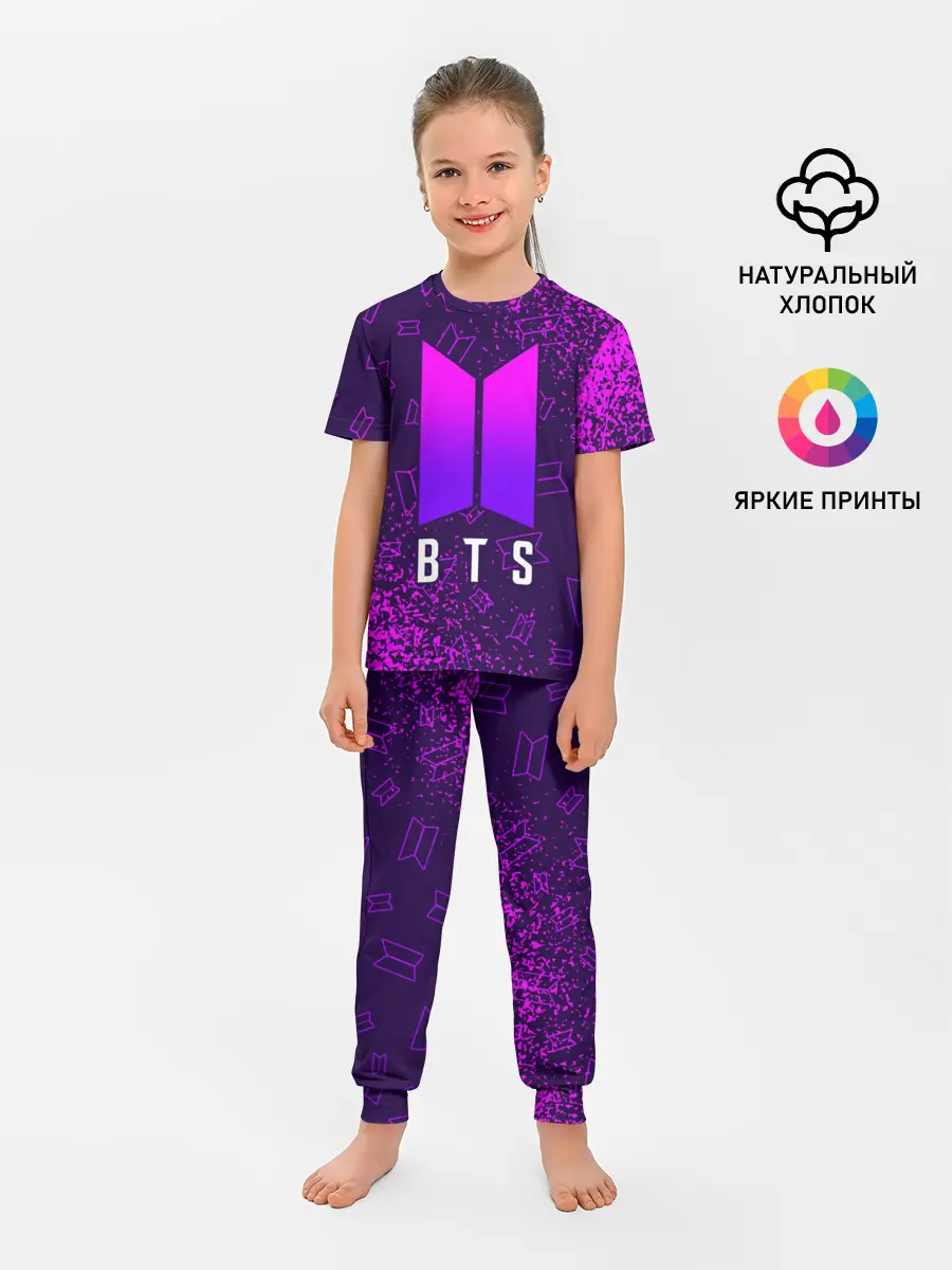 Детская пижама с брюками / BTS / БТС