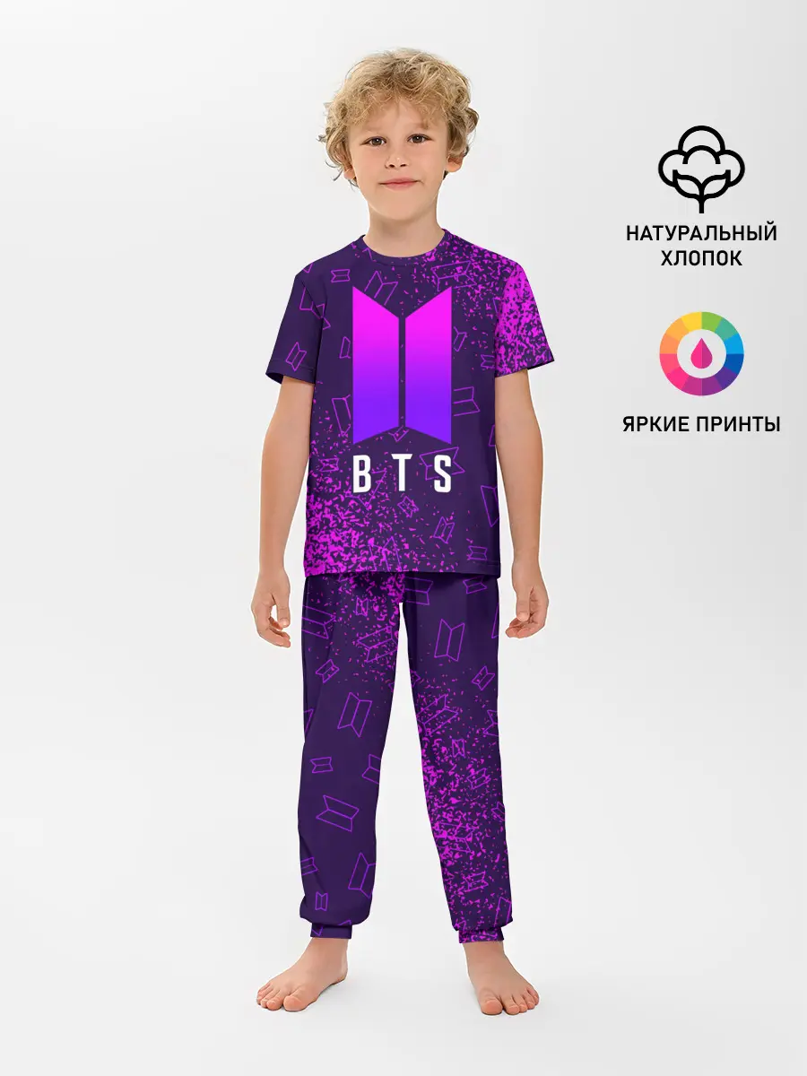 Детская пижама с брюками / BTS / БТС