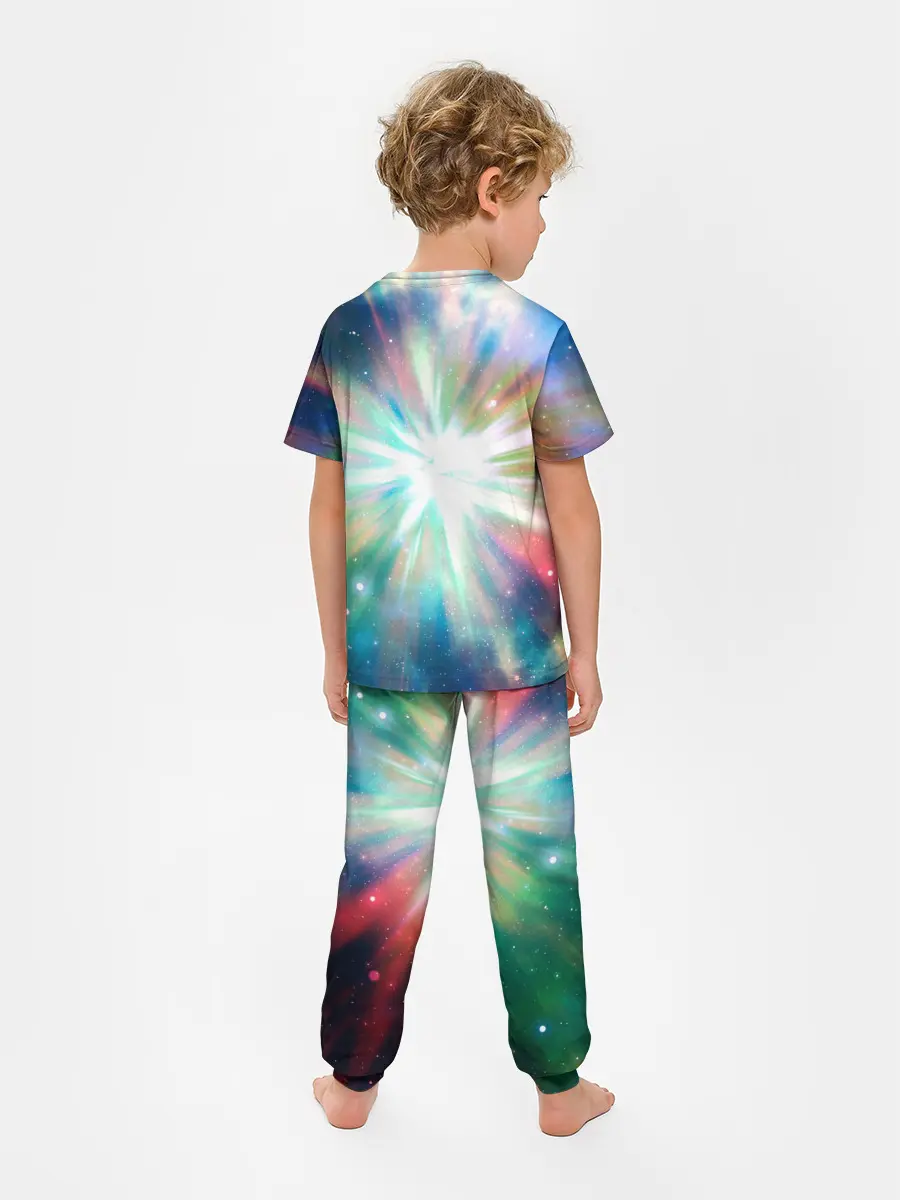 Детская пижама с брюками / Космическая вспышка