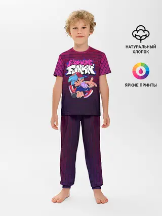 Детская пижама с брюками / Friday Night Funkin Бойфренд