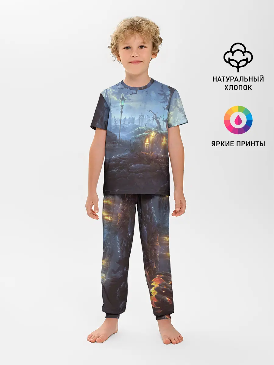 Детская пижама с брюками / Halloween