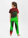 Детская пижама с брюками / КРАСНАЯ И ЗЕЛЕНАЯ КРАСКА