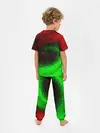 Детская пижама с брюками / КРАСНАЯ И ЗЕЛЕНАЯ КРАСКА