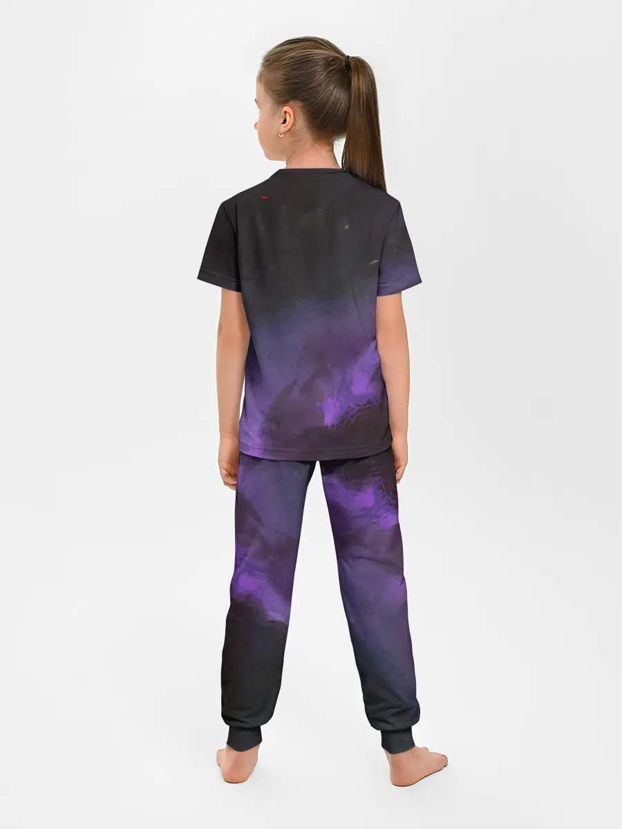 Детская пижама с брюками / Дио Брандо Космический из ДЖО джо