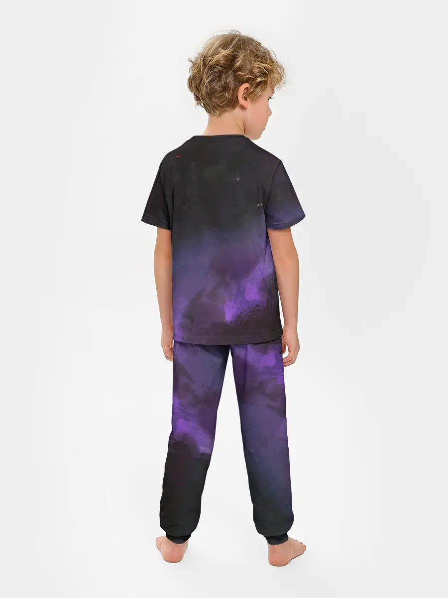 Детская пижама с брюками / Дио Брандо Космический из ДЖО джо