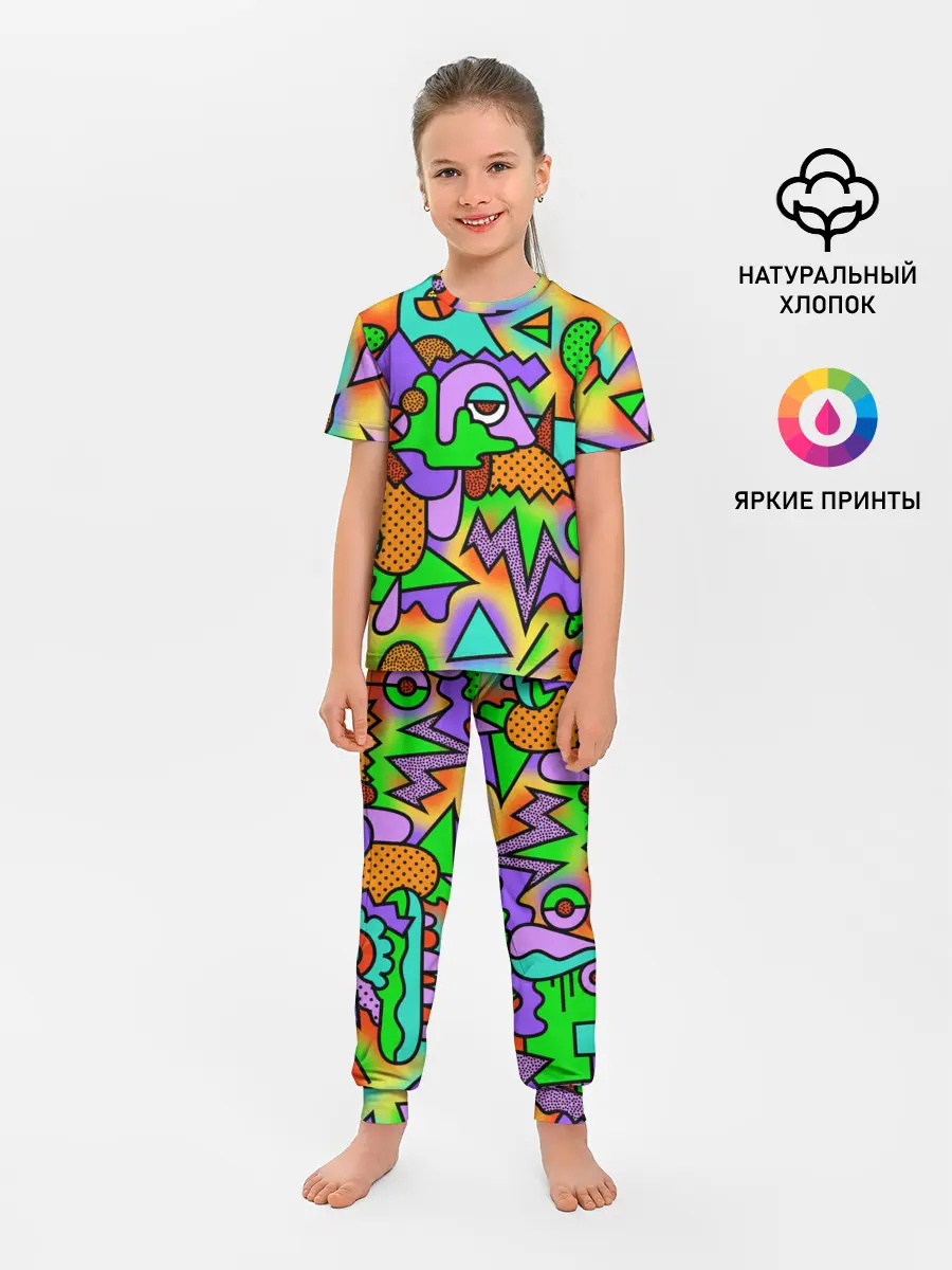 Детская пижама с брюками / PSY GEOMETRY