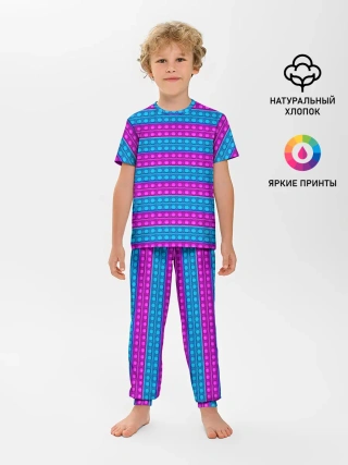 Детская пижама с брюками / АНТИСТРЕСС POP it | ПОП-ИТ