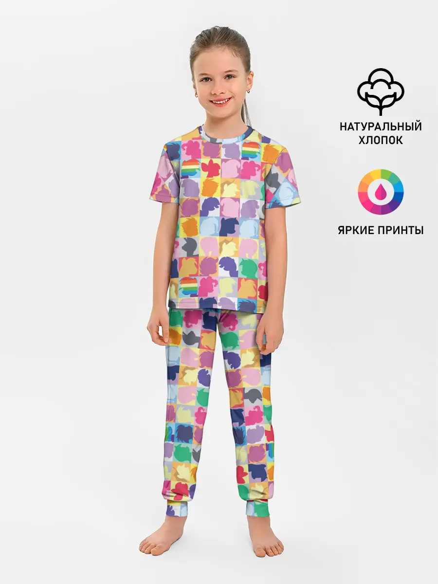 Детская пижама с брюками / Команда пони