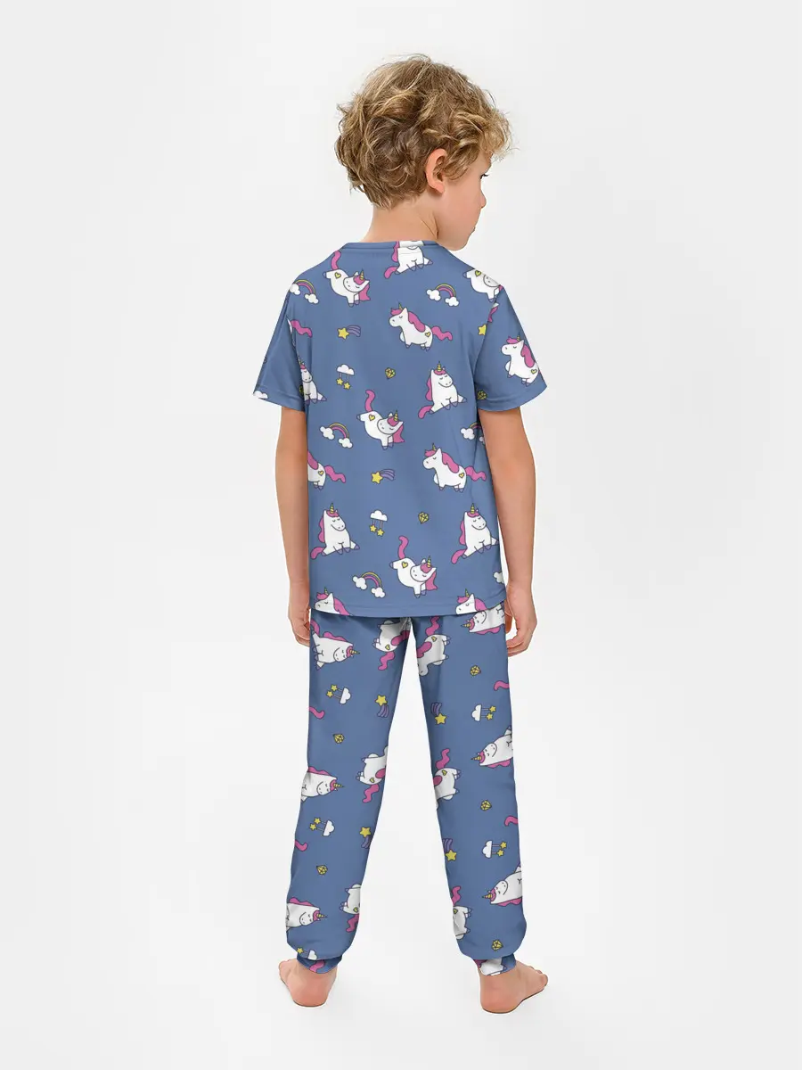 Детская пижама с брюками / Сон единорога