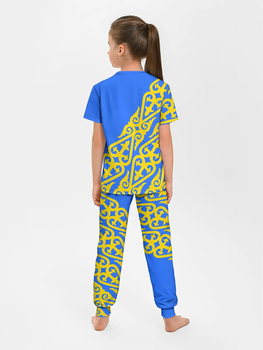 Детская пижама с брюками / Форма Казахстан