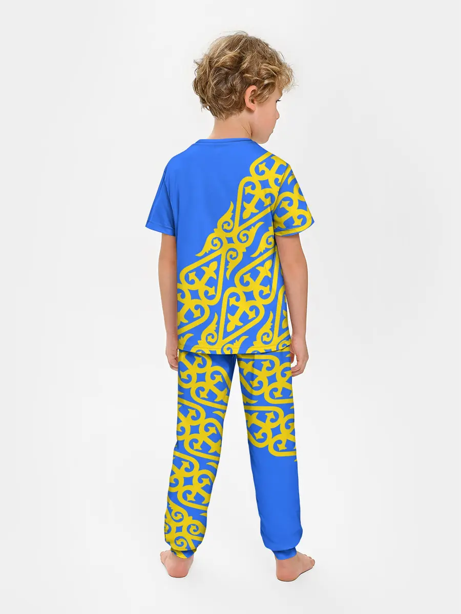 Детская пижама с брюками / Форма Казахстан