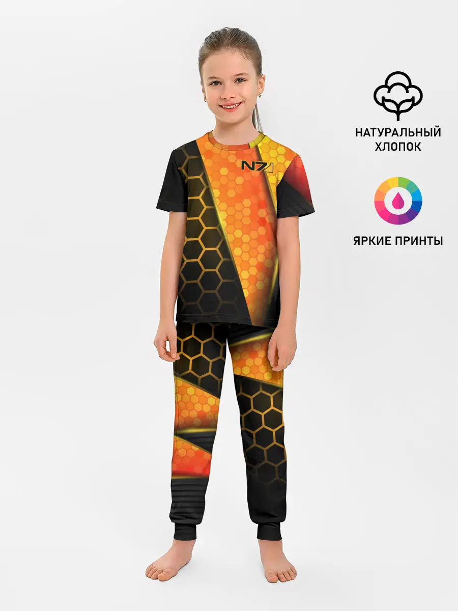 Детская пижама с брюками / Mass Effect N7