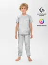 Детская пижама с брюками / Мрамор