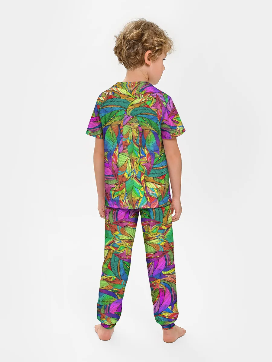 Детская пижама с брюками / Лев шаман