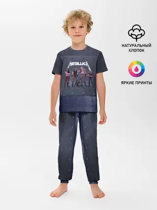 Детская пижама с брюками / METALLICA | ГРУППА МЕТАЛЛИКА
