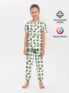 Детская пижама с брюками / папоротник
