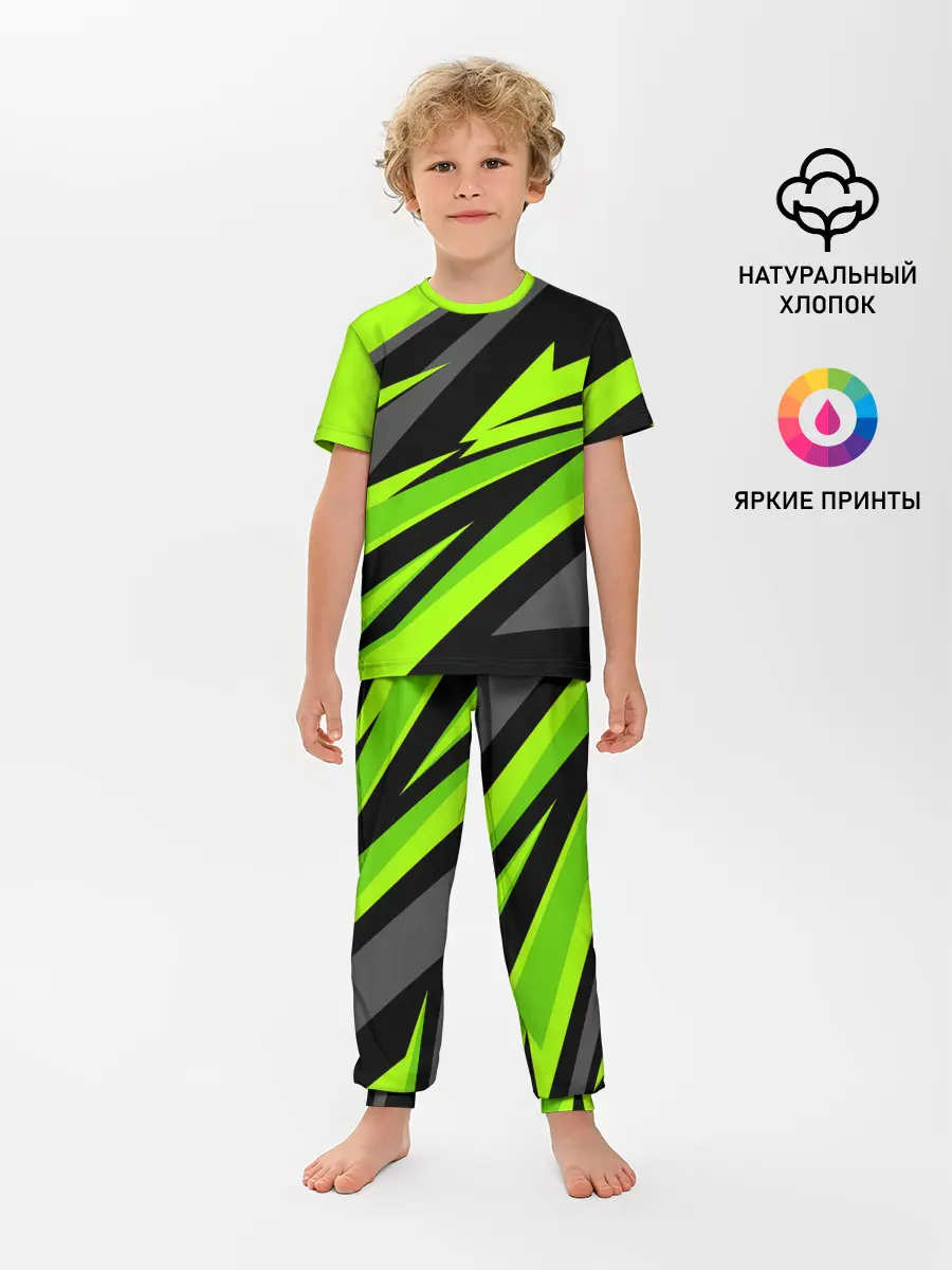 Детская пижама с брюками / Форма для фитнеса