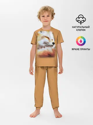 Детская пижама с брюками / Лисичка
