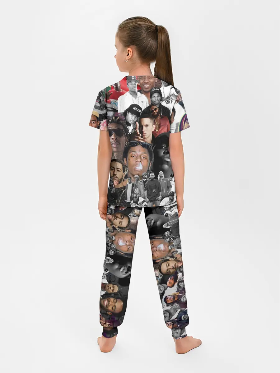 Детская пижама с брюками / Рэп-Коллаж