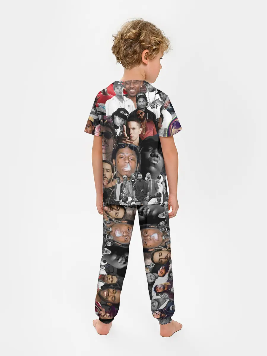 Детская пижама с брюками / Рэп-Коллаж
