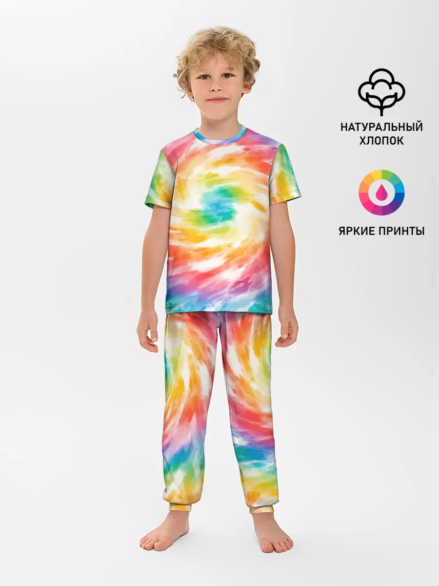 Детская пижама с брюками / РАДУЖНЫЙ УРАГАН | HURRICANE