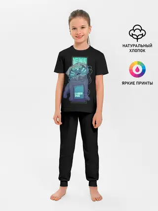 Детская пижама с брюками / Cyber Pubg | Кибер Мопс
