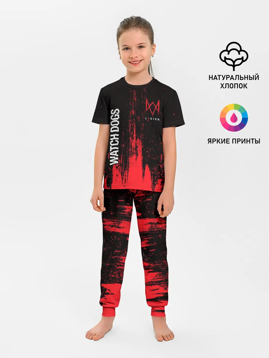 Детская пижама с брюками / WATCH DOGS LEGION / ВОТЧ ДОГС