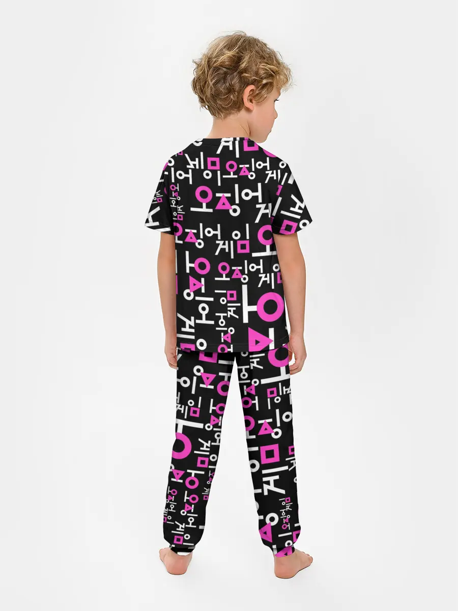 Детская пижама с брюками / Игра в кальмара
