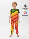 Детская пижама с брюками / Цветные линии