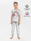 Детская пижама с брюками / Единорог