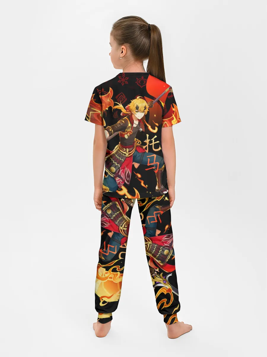 Детская пижама с брюками / Геншин импакт: Тома