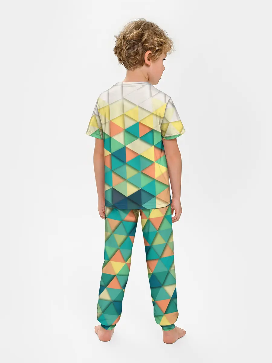 Детская пижама с брюками / Ромбики