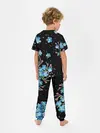 Детская пижама с брюками / Букет голубых цветов