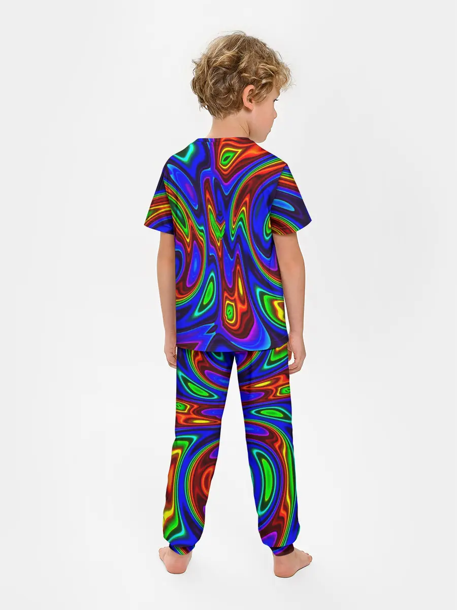 Детская пижама с брюками / НЕОНОВЫЕ КРАСКИ