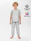 Детская пижама с брюками / Геометрический лабиринт