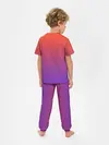 Детская пижама с брюками / Оранжевый и Фиолетовый