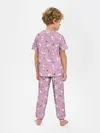 Детская пижама с брюками / Белая кошка
