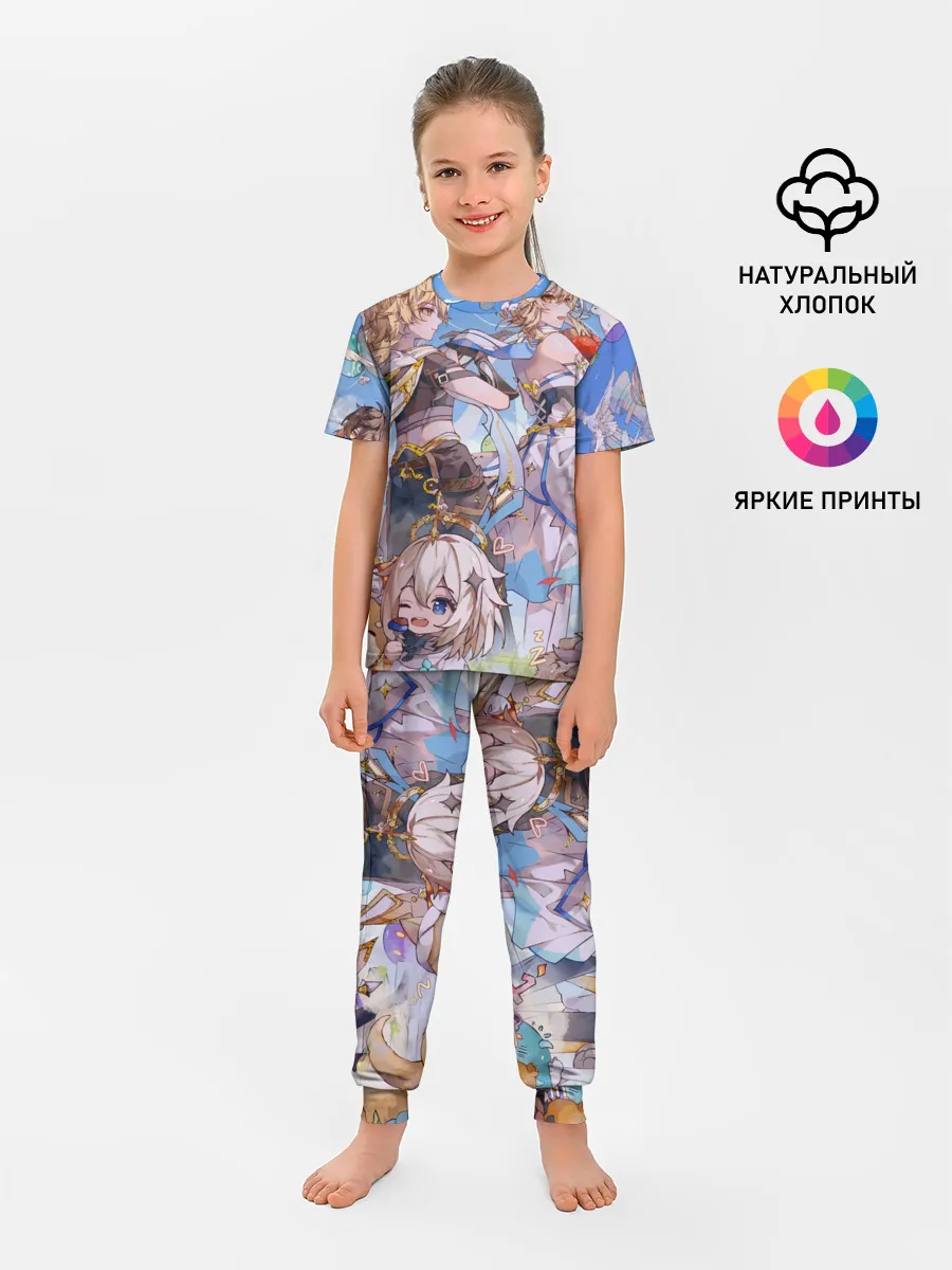 Детская пижама с брюками / Genshin impact день рождение