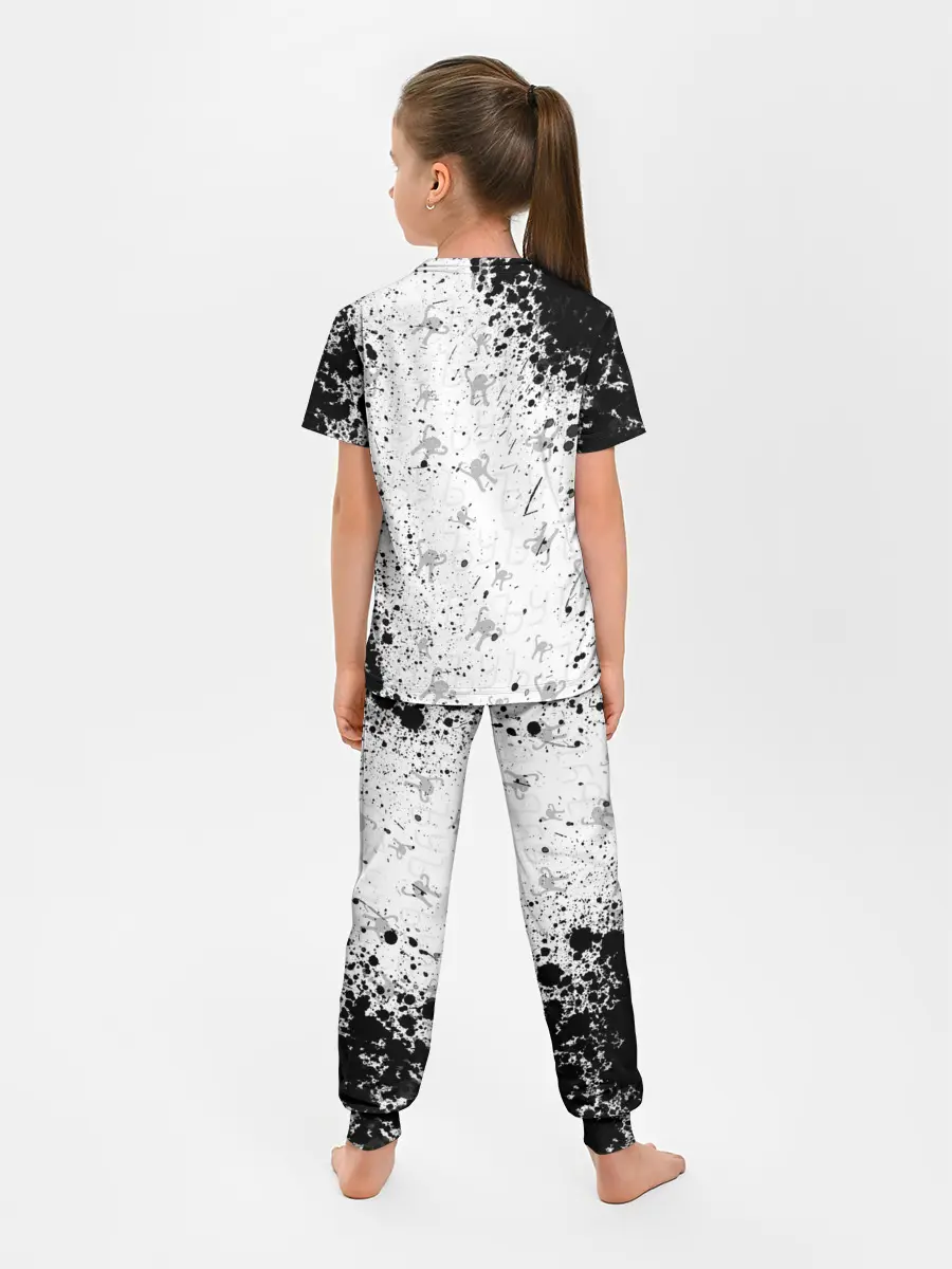 Детская пижама с брюками / ЪУЪ СЪУКА брызги красок