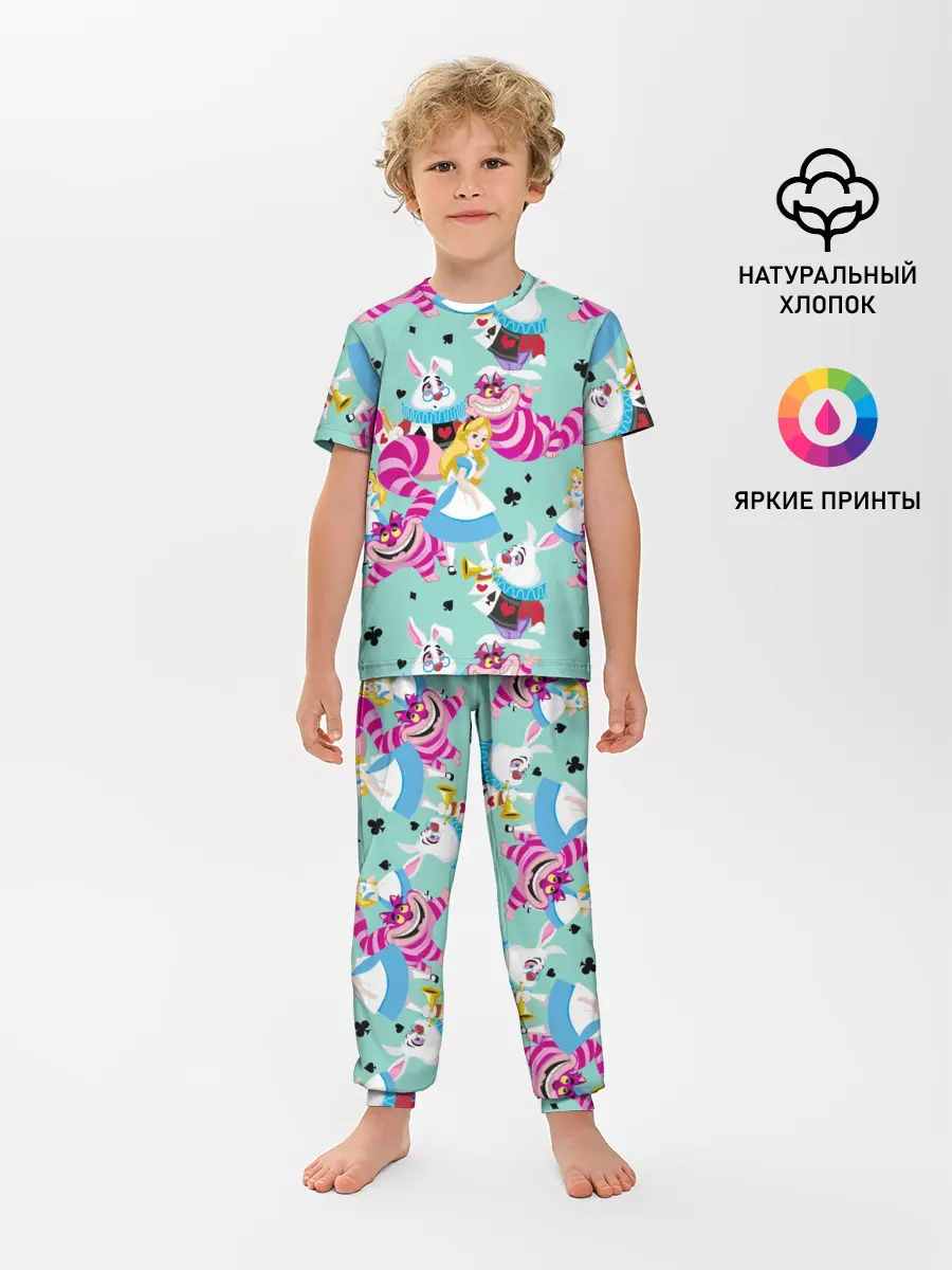 Детская пижама с брюками / Alice in Wonderland