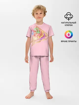 Детская пижама с брюками / Единорог