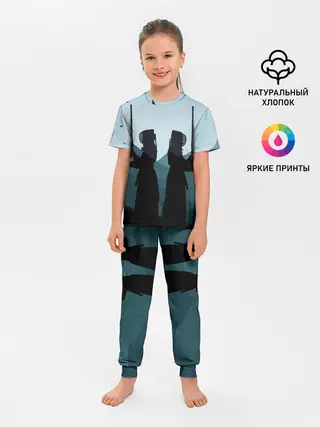 Детская пижама с брюками / Тренировка кендо