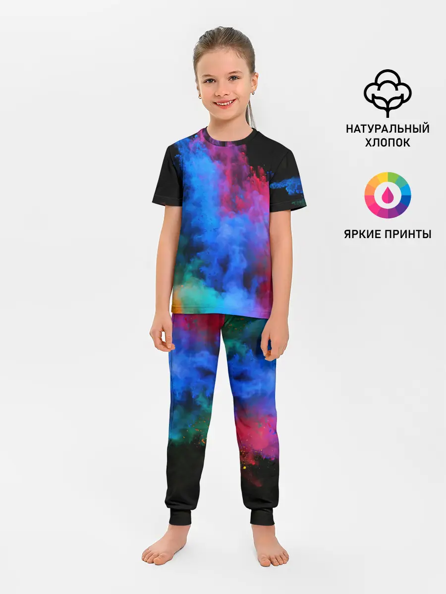 Детская пижама с брюками / КРАСКИ