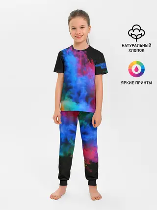 Детская пижама с брюками / КРАСКИ