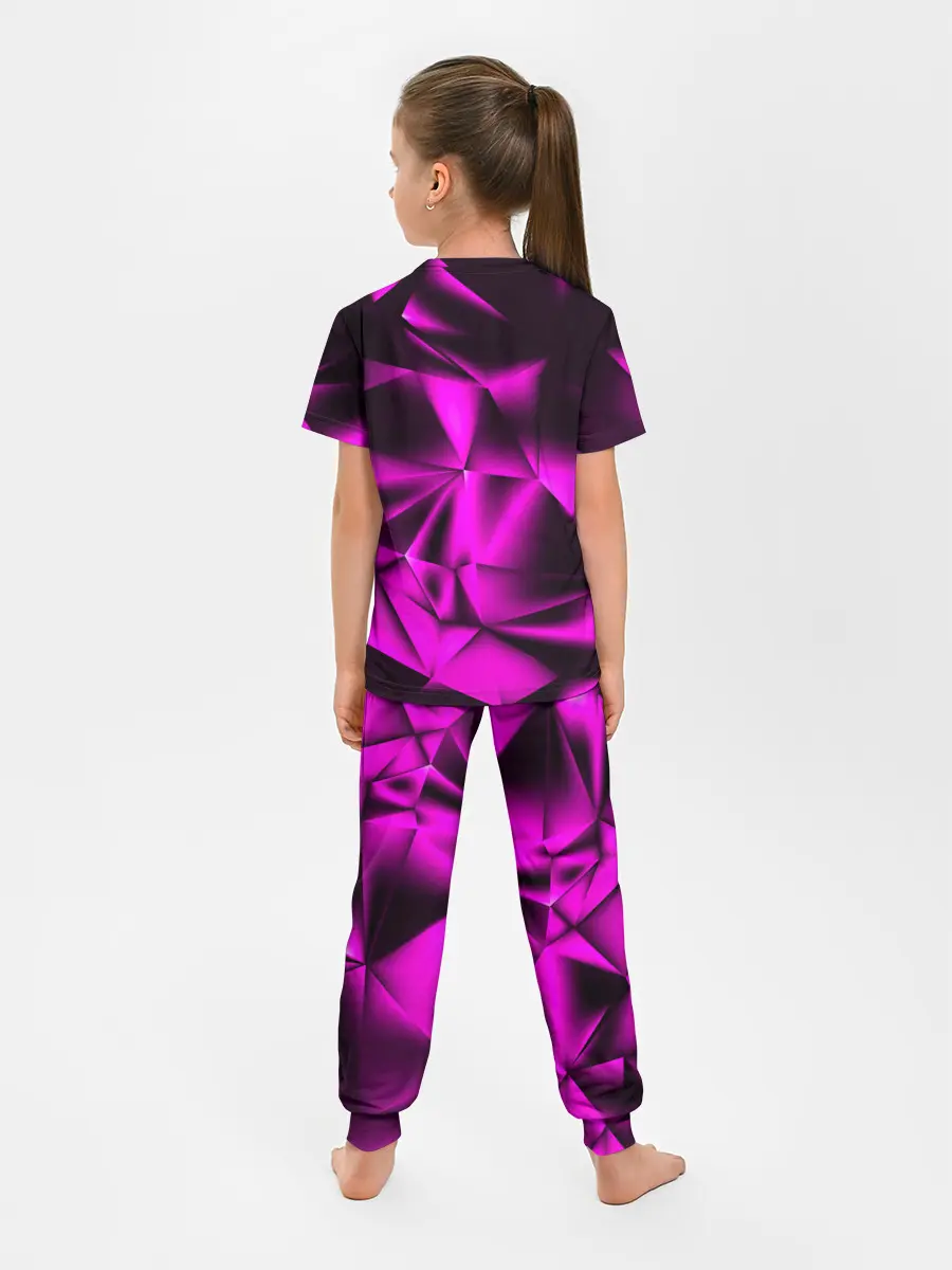 Детская пижама с брюками / НЕОНОВАЯ ТЕКСТУРА