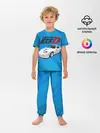 Детская пижама с брюками / Initial D машина на голубом фоне