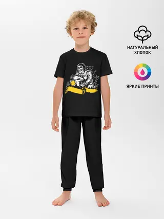 Детская пижама с брюками / Demon of speed